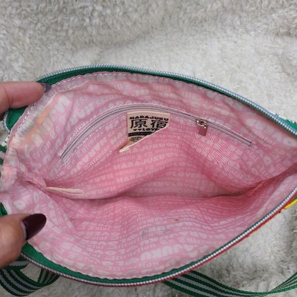 Harajuku Lovers Superheroes Comicbook Print Crossbody - Picture 4 of 6